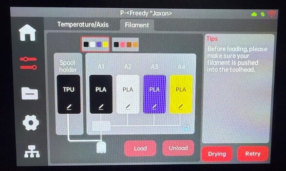 Panda Touch AMS Screen